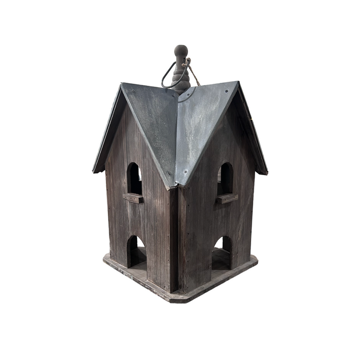 Rustic Gabled Birdhouse