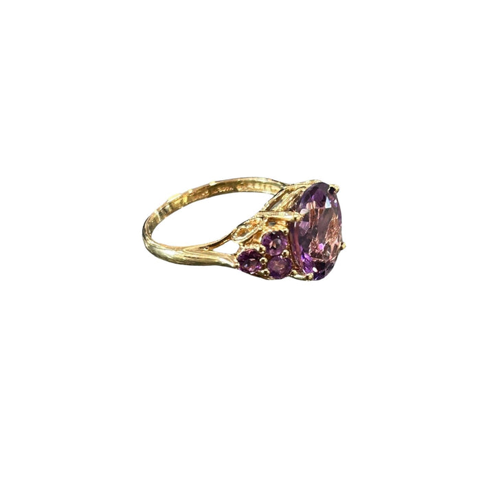 14kg Amethyst Ring Size 8.5 - Bratton House Antiques