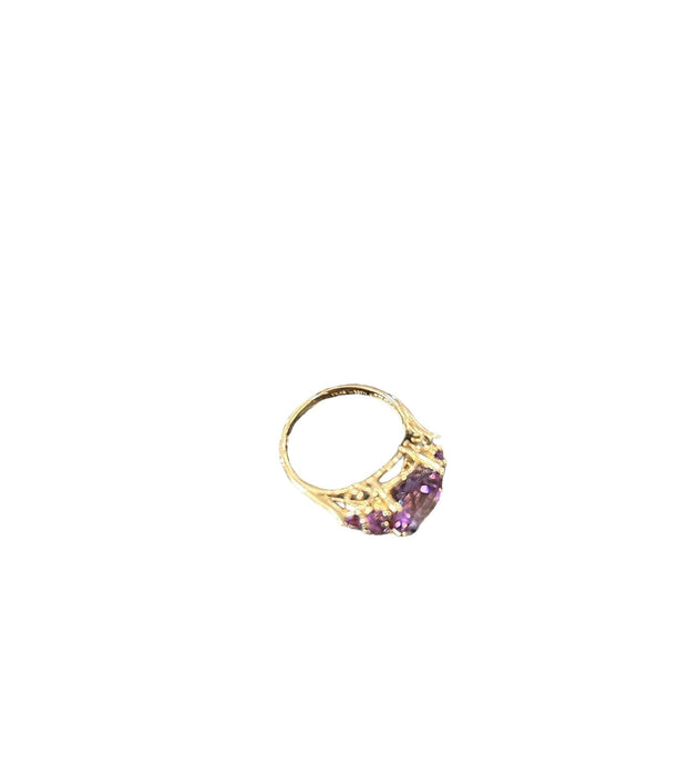 14kg Amethyst Ring Size 8.5 - Bratton House Antiques