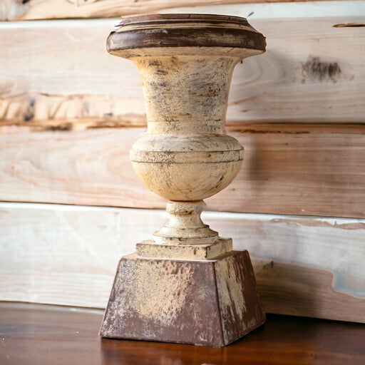 Aged Pedestal Urn - Bratton's Uniques & Antiques