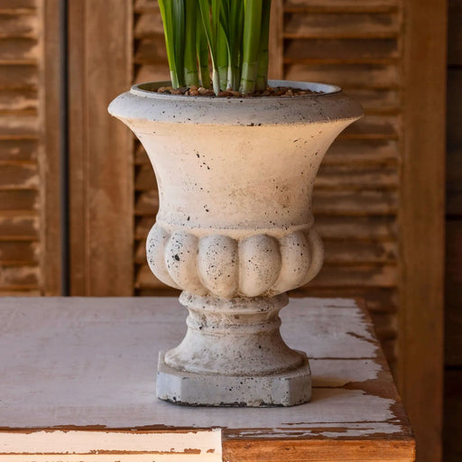 Annabelle Large Concrete Urn - Bratton's Uniques & Antiques