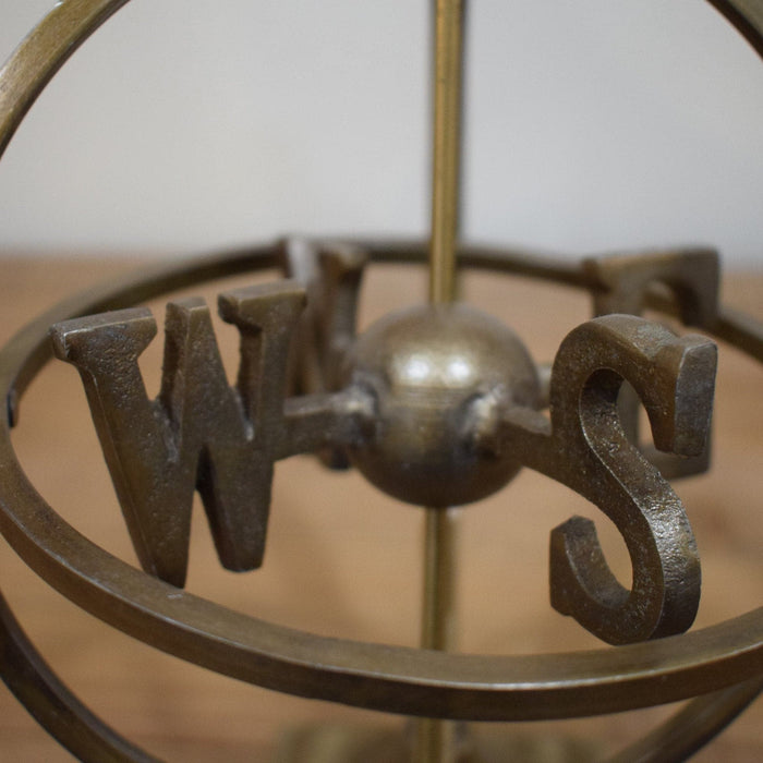 Armillary in Antique Brass - Bratton's Uniques & Antiques
