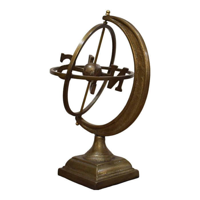 Armillary in Antique Brass - Bratton's Uniques & Antiques