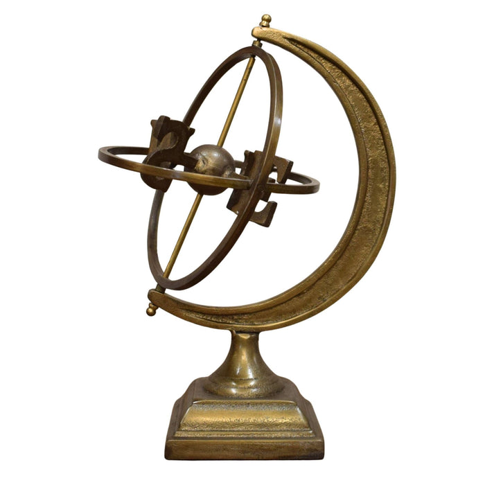 Armillary in Antique Brass - Bratton's Uniques & Antiques