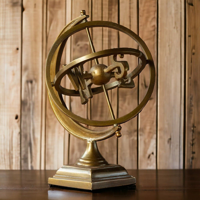 Armillary in Antique Brass - Bratton's Uniques & Antiques