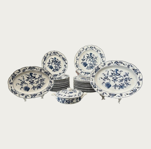 Blue Danuse China Set - Bratton's Uniques & Antiques