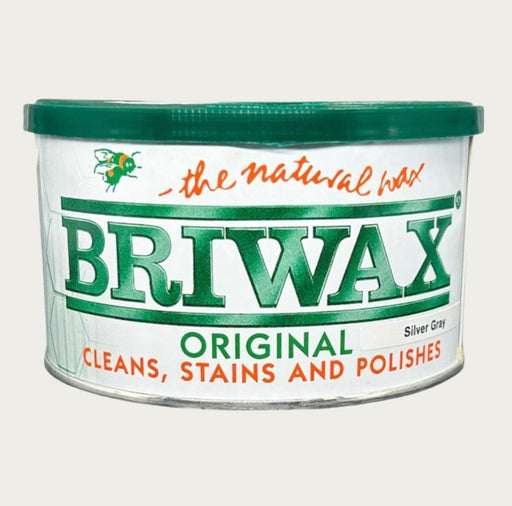 Briwax 16oz- Silver Gray - Bratton's Uniques & Antiques