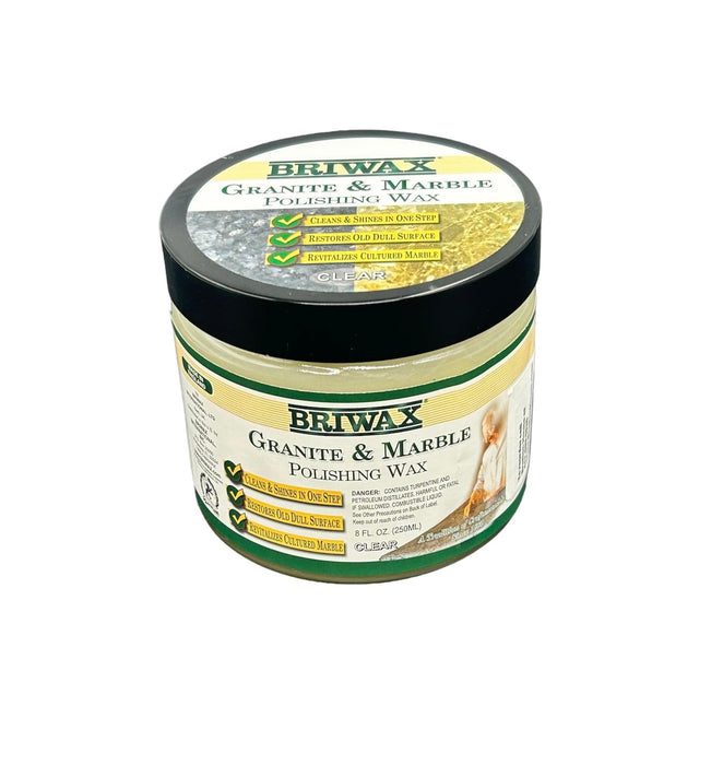 Briwax 8oz- Granite & Marble Polishing Wax - Bratton House Antiques