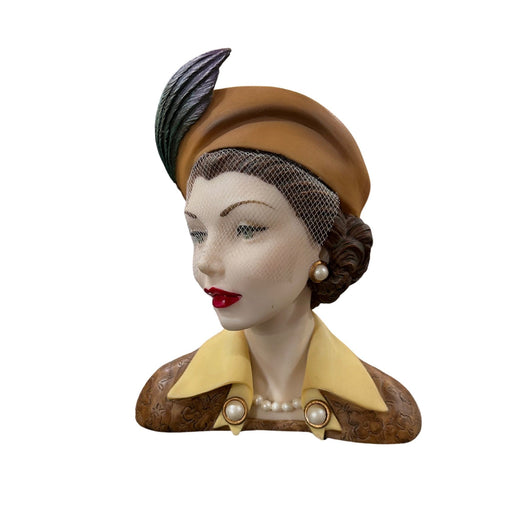 Cameo Girls Lady Head Vase "Judith 1954" - Bratton's Uniques & Antiques