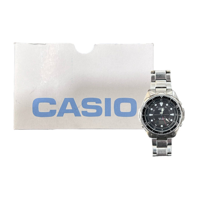 Casio Mens Ana-Digi Atomic Solar Quartz Wave Ceptor - Bratton's Uniques & Antiques