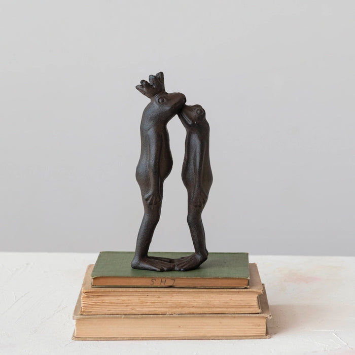 Cast Iron Kissing Frog Prince - Bratton House