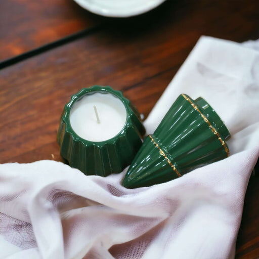 Green Tried & True Vanilla Spruce Gilded Tree - Bratton's Uniques & Antiques