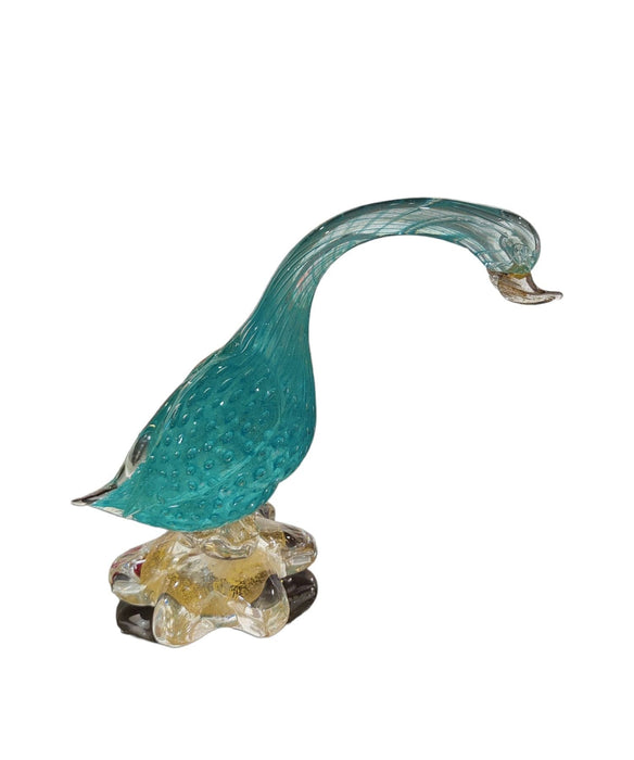 Murano Glass Swan  'Head Down' - Bratton House Antiques