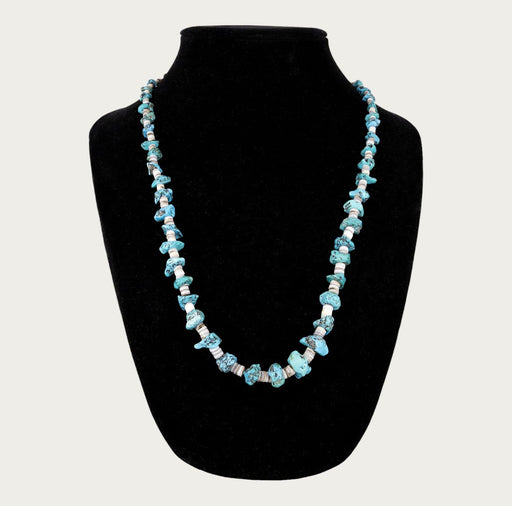 Native American Turquoise and Stone Necklace - Bratton's Uniques & Antiques