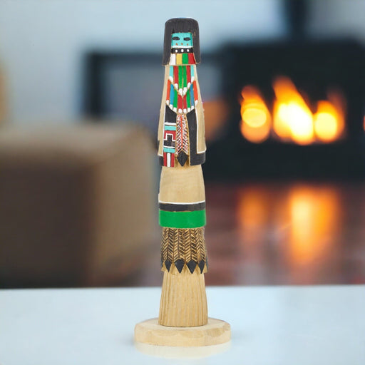 Native American Wooden Statue - Bratton's Uniques & Antiques