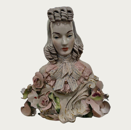 Vintage Porcelain Cordey Male 15" Bust - Bratton's Uniques & Antiques