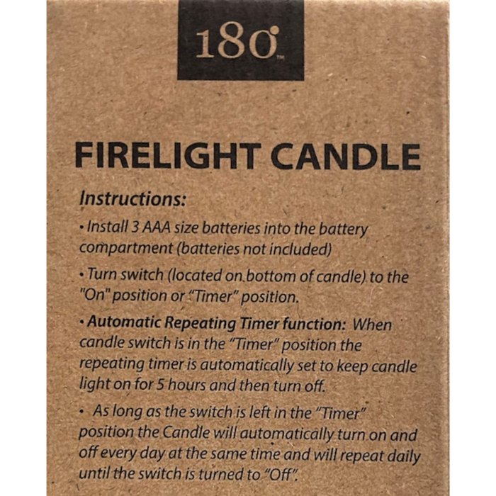 Firelight LED Candle - Bratton House Antiques