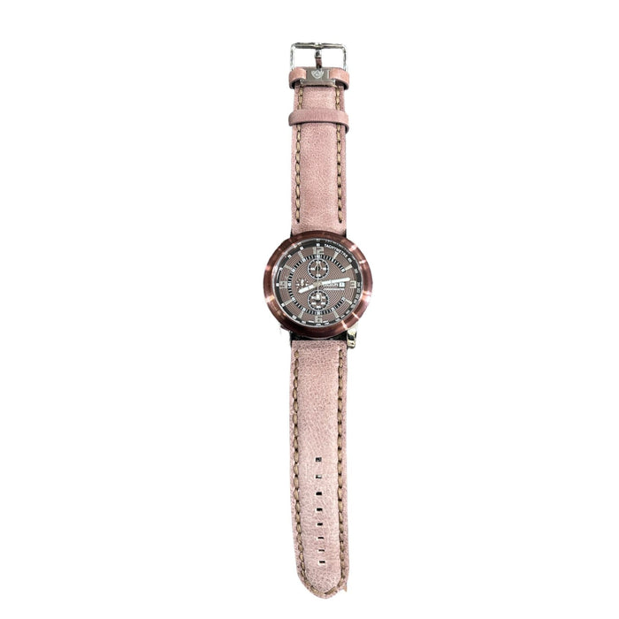 Croton Mens Chronomaster Chronograph Italian Leather strap - Bratton's Uniques & Antiques