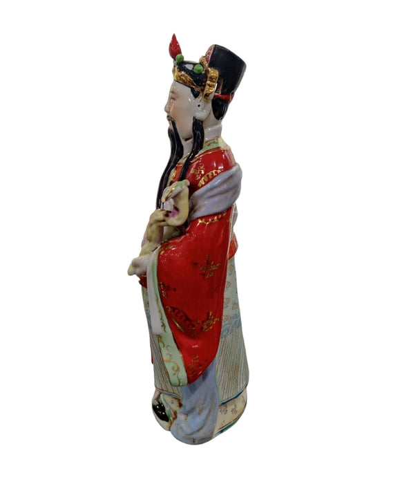 Hand Decorated Chinese Porcelain Figurine Circa 1850 - Bratton House Antiques