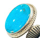 S/S Andrew Vandever Turquoise Ring Sz 5 - Bratton House Antiques