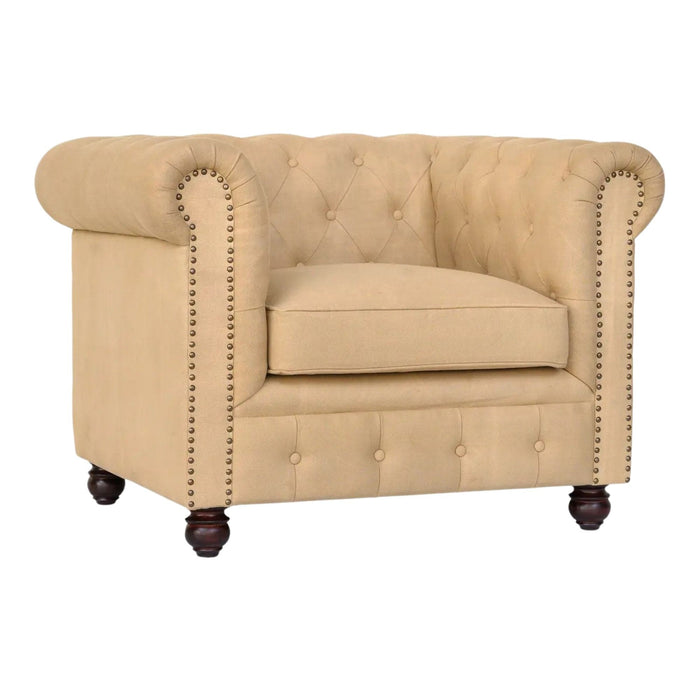 Tupelo Chesterfield Chair - Bratton's Uniques & Antiques